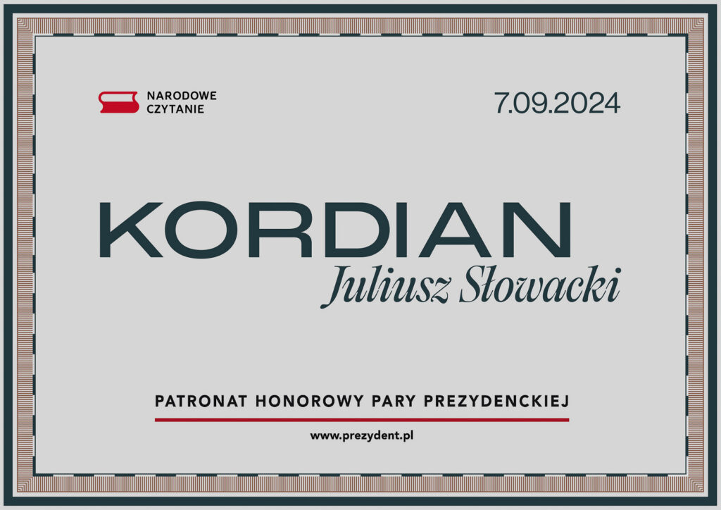 20240920 sp15 Narodowe Czytanie 2024 kordian