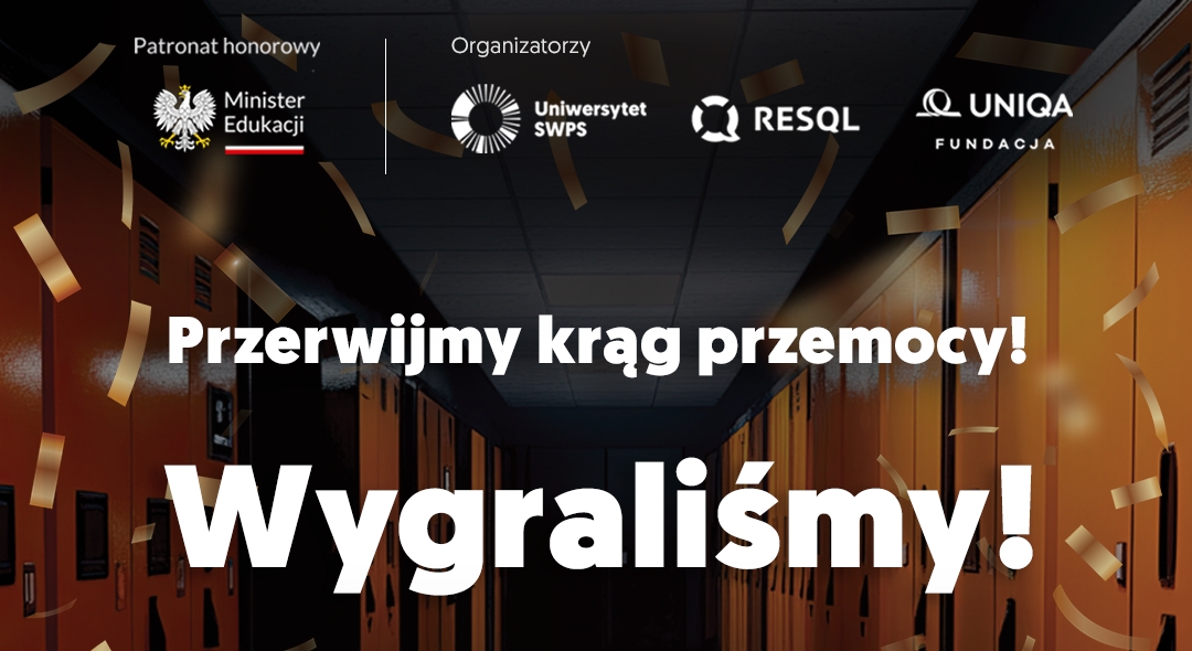 Grafika FB prostokat wygralismy