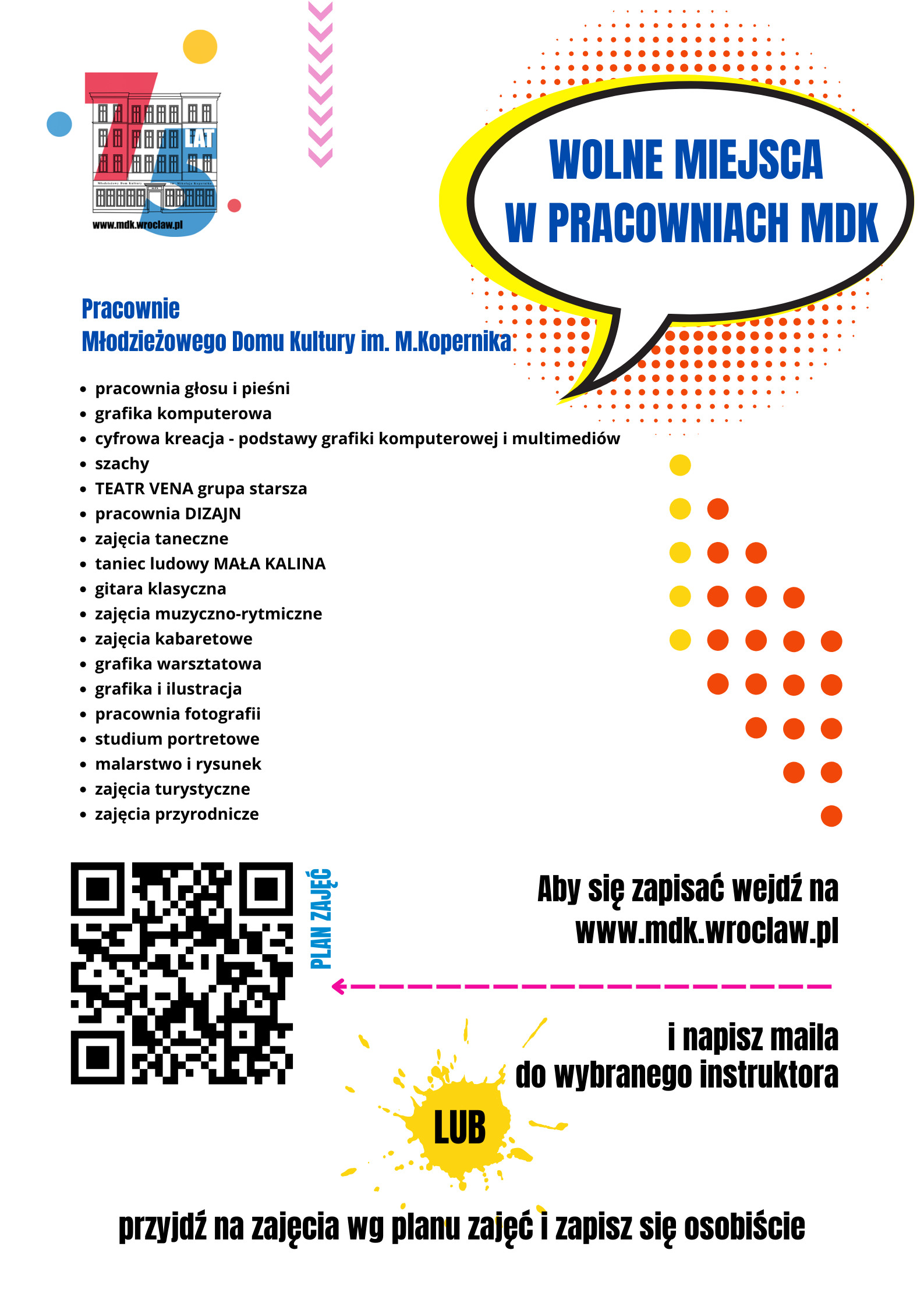 wolne miejsca 2 sem 2026